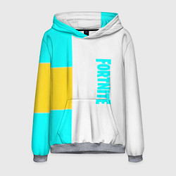 Толстовка-худи мужская Fortnite geometry color, цвет: 3D-меланж