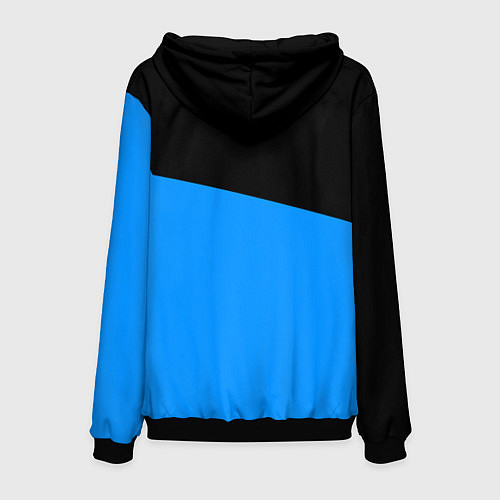 Мужская толстовка Ювентус спорт геометрия / 3D-Черный – фото 2