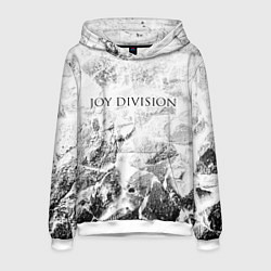 Толстовка-худи мужская Joy Division white graphite, цвет: 3D-белый