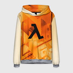 Толстовка-худи мужская Half life rusty steel, цвет: 3D-меланж
