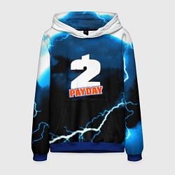 Толстовка-худи мужская Payday 2 storm, цвет: 3D-синий