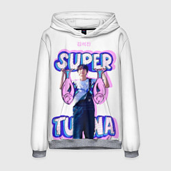 Толстовка-худи мужская BTS Super Tuna, цвет: 3D-меланж