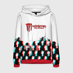 Толстовка-худи мужская Billie Eilish x Monster energy, цвет: 3D-красный