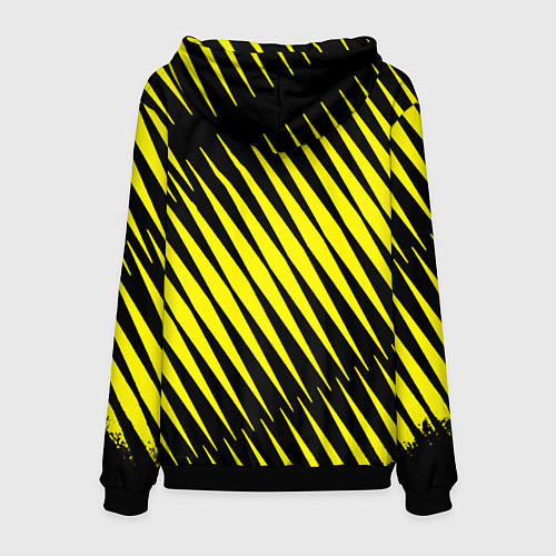 Мужская толстовка Герб РФ абстракция / 3D-Черный – фото 2