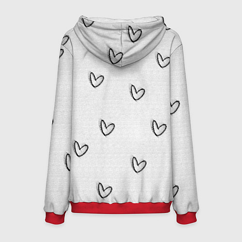 Мужская толстовка Надпись будущий учитель / 3D-Красный – фото 2