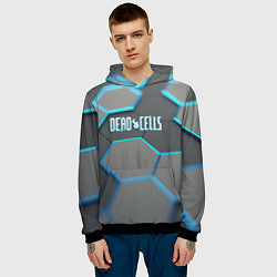 Толстовка-худи мужская Dead cells броня, цвет: 3D-черный — фото 2