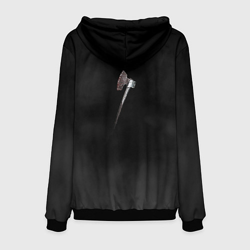 Мужская толстовка Dead By Daylight - Охотница / 3D-Черный – фото 2
