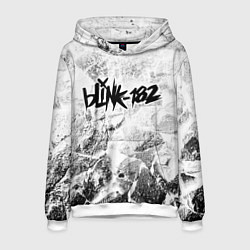 Толстовка-худи мужская Blink 182 white graphite, цвет: 3D-белый