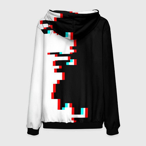 Мужская толстовка Doom geometry / 3D-Черный – фото 2