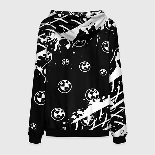 Мужская толстовка BMW x mercedes / 3D-Черный – фото 2