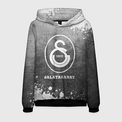 Толстовка-худи мужская Galatasaray - grey gradient, цвет: 3D-черный