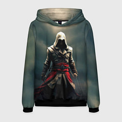 Толстовка-худи мужская Assassins creed 2, цвет: 3D-черный