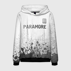 Толстовка-худи мужская Paramore - white gradient посередине, цвет: 3D-черный