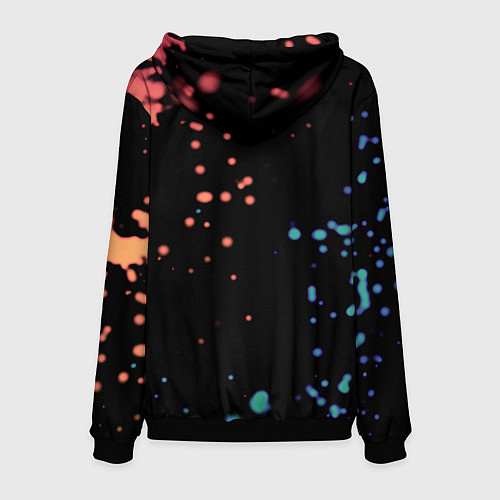 Мужская толстовка Dayz краски боке / 3D-Черный – фото 2