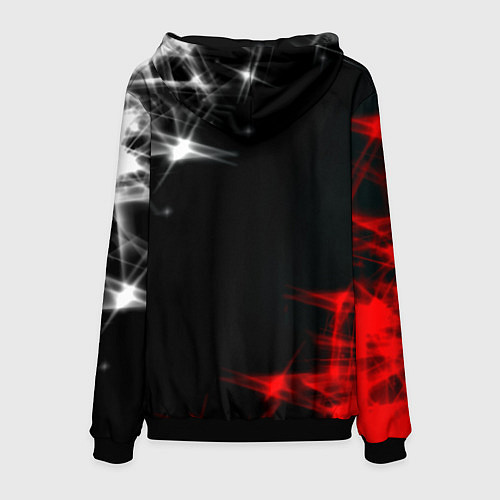 Мужская толстовка Ведьмак дым / 3D-Черный – фото 2