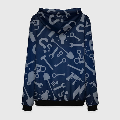 Мужская толстовка Привет сосед из игры Hello Neighbor / 3D-Черный – фото 2