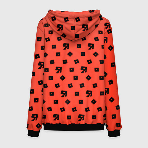 Мужская толстовка Roblox game pattern / 3D-Черный – фото 2