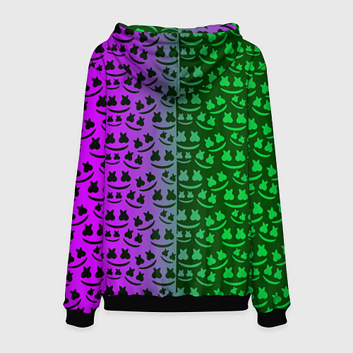 Мужская толстовка Doom x Marshmello / 3D-Черный – фото 2