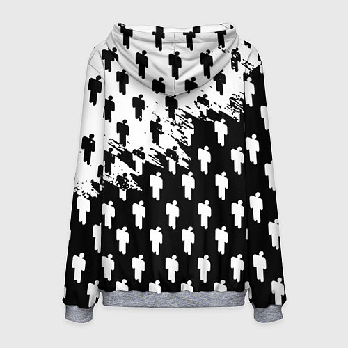 Мужская толстовка Quake pattern men / 3D-Меланж – фото 2