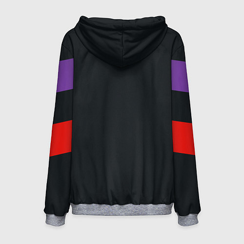 Мужская толстовка Ретро текстура 90-х спортивная / 3D-Меланж – фото 2