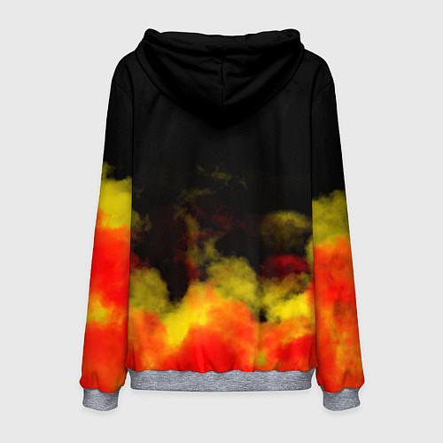 Мужская толстовка Нирвана рок / 3D-Меланж – фото 2