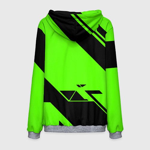 Мужская толстовка The Elder Scrolls geometry steel / 3D-Меланж – фото 2