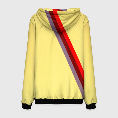 Мужская толстовка Samurai geometry steel / 3D-Черный – фото 2