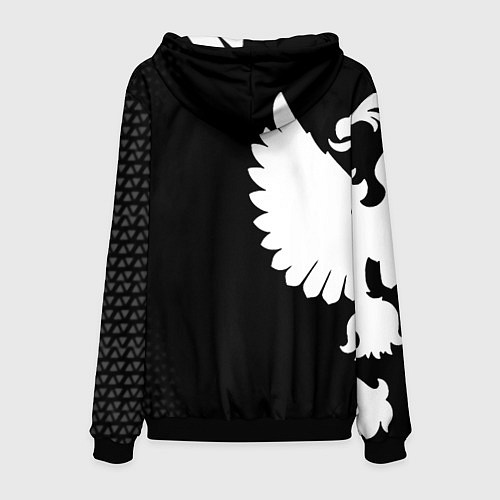 Мужская толстовка СССР паттерн орёл / 3D-Черный – фото 2