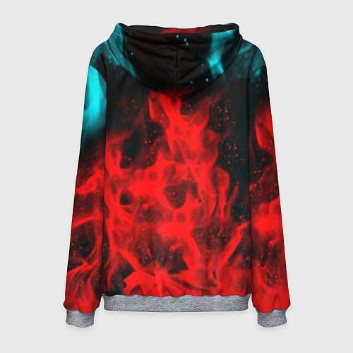 Мужская толстовка Metro 2033 fire / 3D-Меланж – фото 2