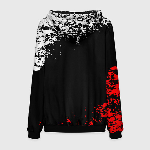 Мужская толстовка Resident evil - вирус / 3D-Черный – фото 2