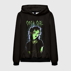 Толстовка-худи мужская Goth girl - Beetlejuice, цвет: 3D-черный