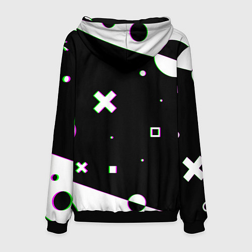 Мужская толстовка God of war game patten / 3D-Черный – фото 2