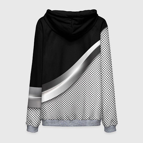 Мужская толстовка Subaru metal steel / 3D-Меланж – фото 2