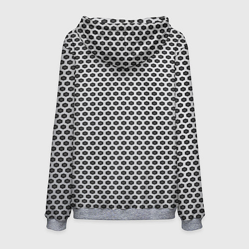 Мужская толстовка BMW carbon steel auto / 3D-Меланж – фото 2