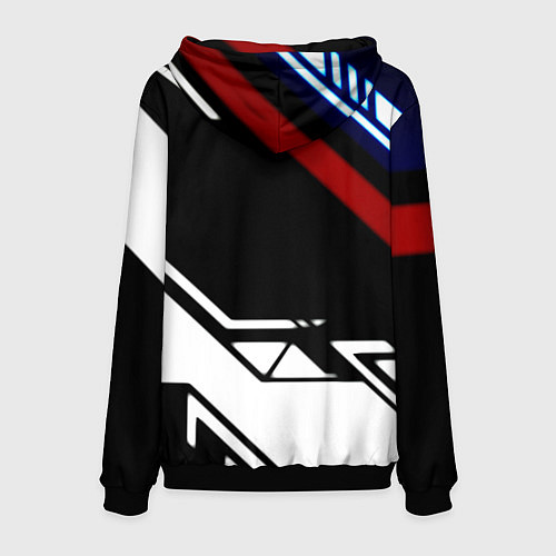 Мужская толстовка Doom steel geometry / 3D-Черный – фото 2