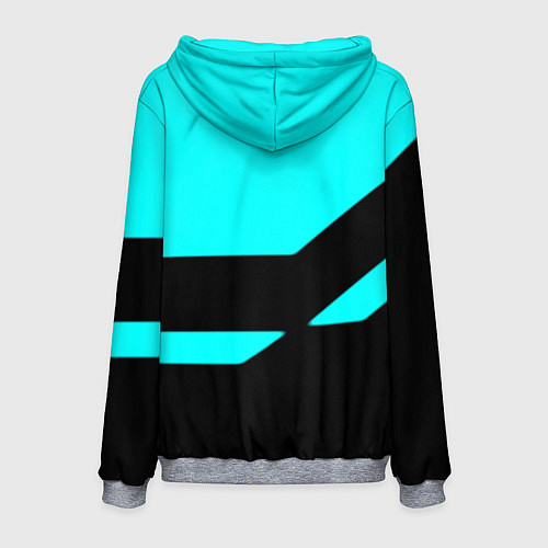 Мужская толстовка Ъуъ съука геометрия / 3D-Меланж – фото 2