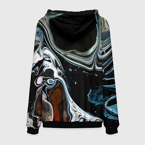 Мужская толстовка Slava Marlow music artist / 3D-Черный – фото 2