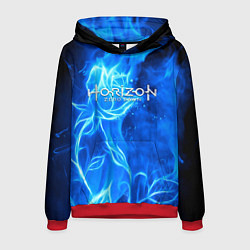 Толстовка-худи мужская Horizon zero dawn flower, цвет: 3D-красный