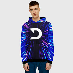 Толстовка-худи мужская Deadlock neon energy, цвет: 3D-черный — фото 2