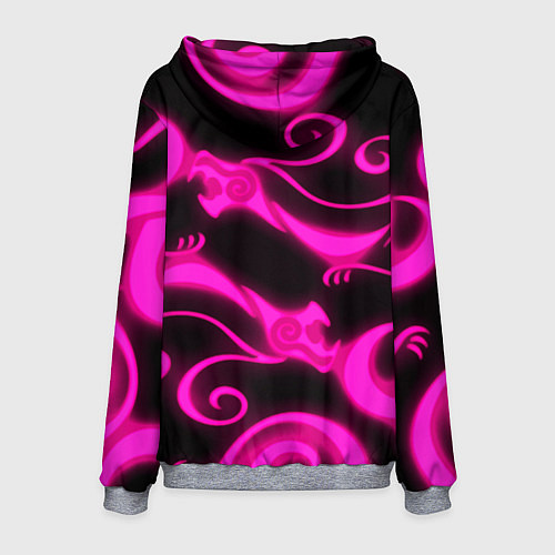 Мужская толстовка Sleeping dogs japan gta dragon / 3D-Меланж – фото 2