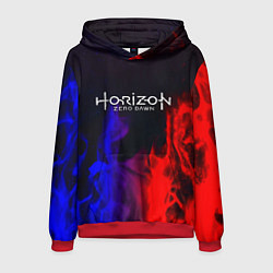 Толстовка-худи мужская Horizon: Zero Dawn flame steel, цвет: 3D-красный