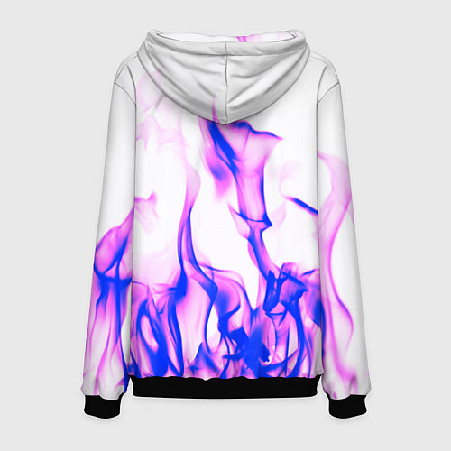 Мужская толстовка RUST game neon steel / 3D-Черный – фото 2