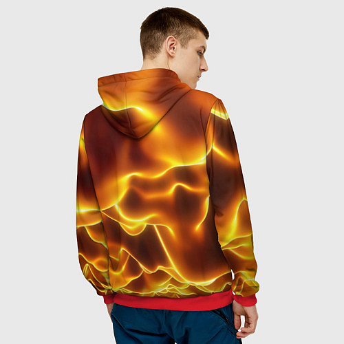 Мужская толстовка Doom грозовой стиль марса / 3D-Красный – фото 4