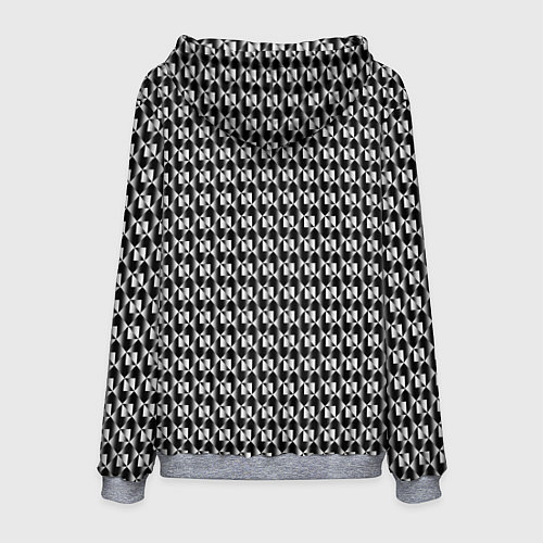 Мужская толстовка Стильный металл / 3D-Меланж – фото 2