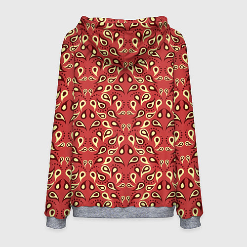 Мужская толстовка Индийский платок / 3D-Меланж – фото 2