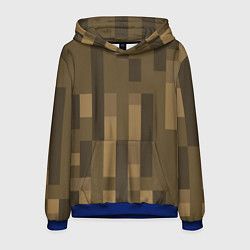 Толстовка-худи мужская Wood - Minecraft, цвет: 3D-синий