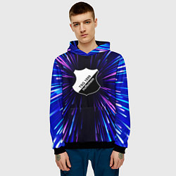 Толстовка-худи мужская Hoffenheim neon energy, цвет: 3D-черный — фото 2