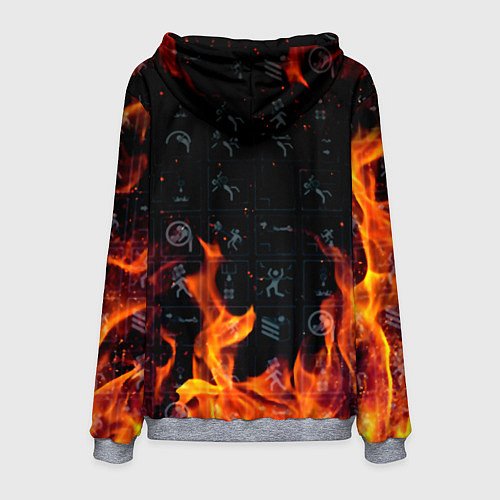 Мужская толстовка Half life fere steel / 3D-Меланж – фото 2