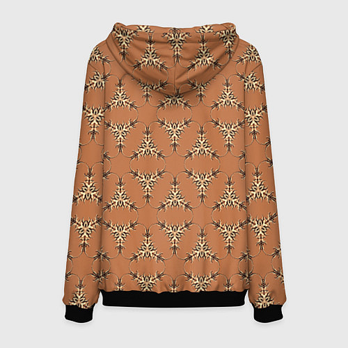 Мужская толстовка Сухоцветы / 3D-Черный – фото 2