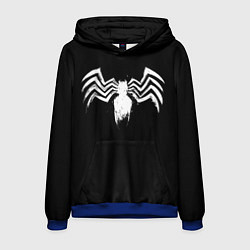 Толстовка-худи мужская Venom - logo, цвет: 3D-синий